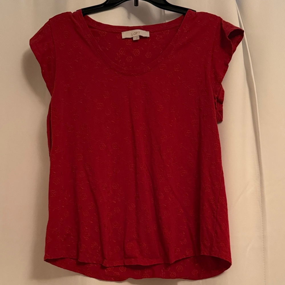 LOFT Scarlet Short Sleeve Tee